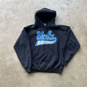 UCLA Bruins Hoodie Sweater Mens m Black Sweatshirts 2000s